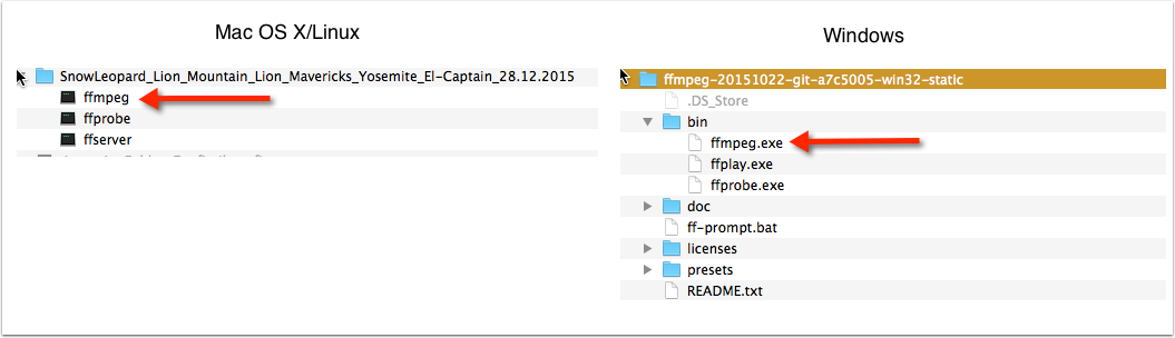 ffmpeg mac os x yosemite